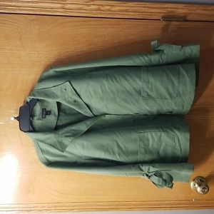 Ann Taylor green Button jacket